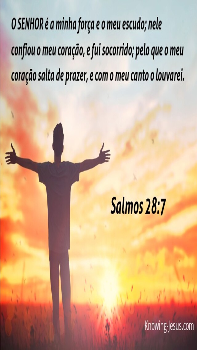 Salmos 28:7 (silver)